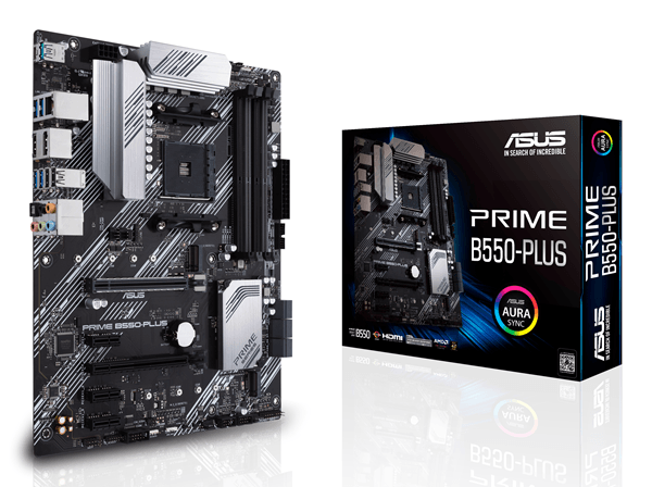 PLACA AMD RYZEN ASUS B550-PLUS PRIME AM4 DDR4 PCX3.0 ATX HDMI DPORT