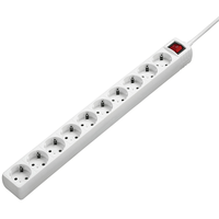 Miniatura 1 de Hama regleta 10 Tomas Interruptor 3m Blanca