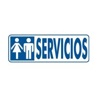 Miniatura 2 de SENAL "SERVICIOS" 175X65 PVC GRIS ARCHIVO 2000 6177-00 GS