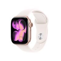 Miniatura 2 de Apple Watch Series 11 GPS + Cellular 42mm Rose Gold Aluminium Case with Light Blush Sport Band - M/L