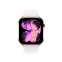Miniatura 3 de Apple Watch Series 11 GPS + Cellular 42mm Rose Gold Aluminium Case with Light Blush Sport Band - M/L