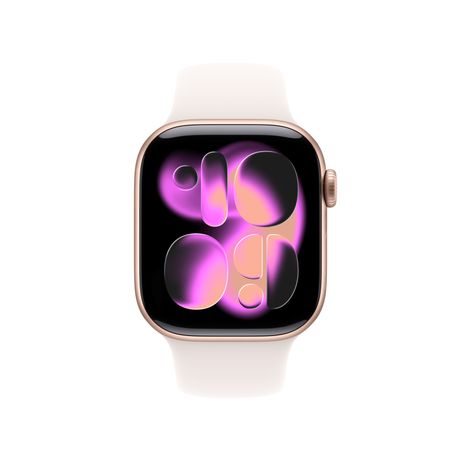 Apple Watch Series 11 GPS + Cellular 42mm Rose Gold Aluminium Case with Light Blush Sport Band - M/L - Imagen 3 de 3 Apple Watch Series 11 GPS + Cellular 42mm Rose Gold Aluminium Case with Light Blush Sport Band - M/L - Imagen 3 de 3