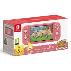 CONSOLA NINTENDO SWITCH LITE CORAL+ANIMAL