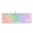 TECLADO MECANICO ULTRA COMPACTO MARS GAMING MK60BR ITALIANO WHITE SWITCH MARRON PR DE 100Hz