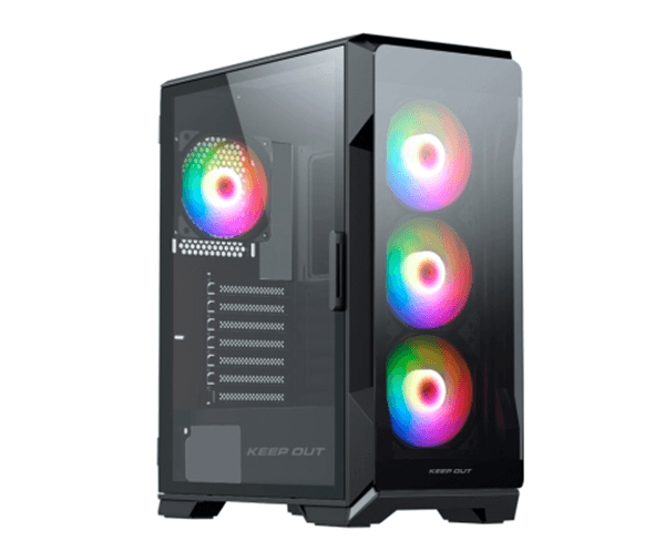 Zone Evil Core G AMD Ryzen 7 5700X 32GB 2Tb SSD Nvme RTX 5070 Windows 11 Negro