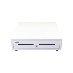 TPV CAJON PORTAMONEDAS EQUIP APERTURA MANUAL Y AUTOMATICA CONECTOR RJ11 COLOR BLANCO
