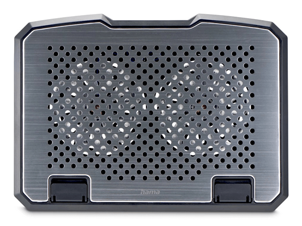 Hama Base refrigeradora para portátil Aluminium Negro