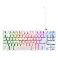 Miniatura 5 de TECLADO MOUSE Y ALFOMBRILLA TRUST GAMING GXT 794 BLANCO RGB RATON WIRELESS 4800DPI TECLADO CABLE