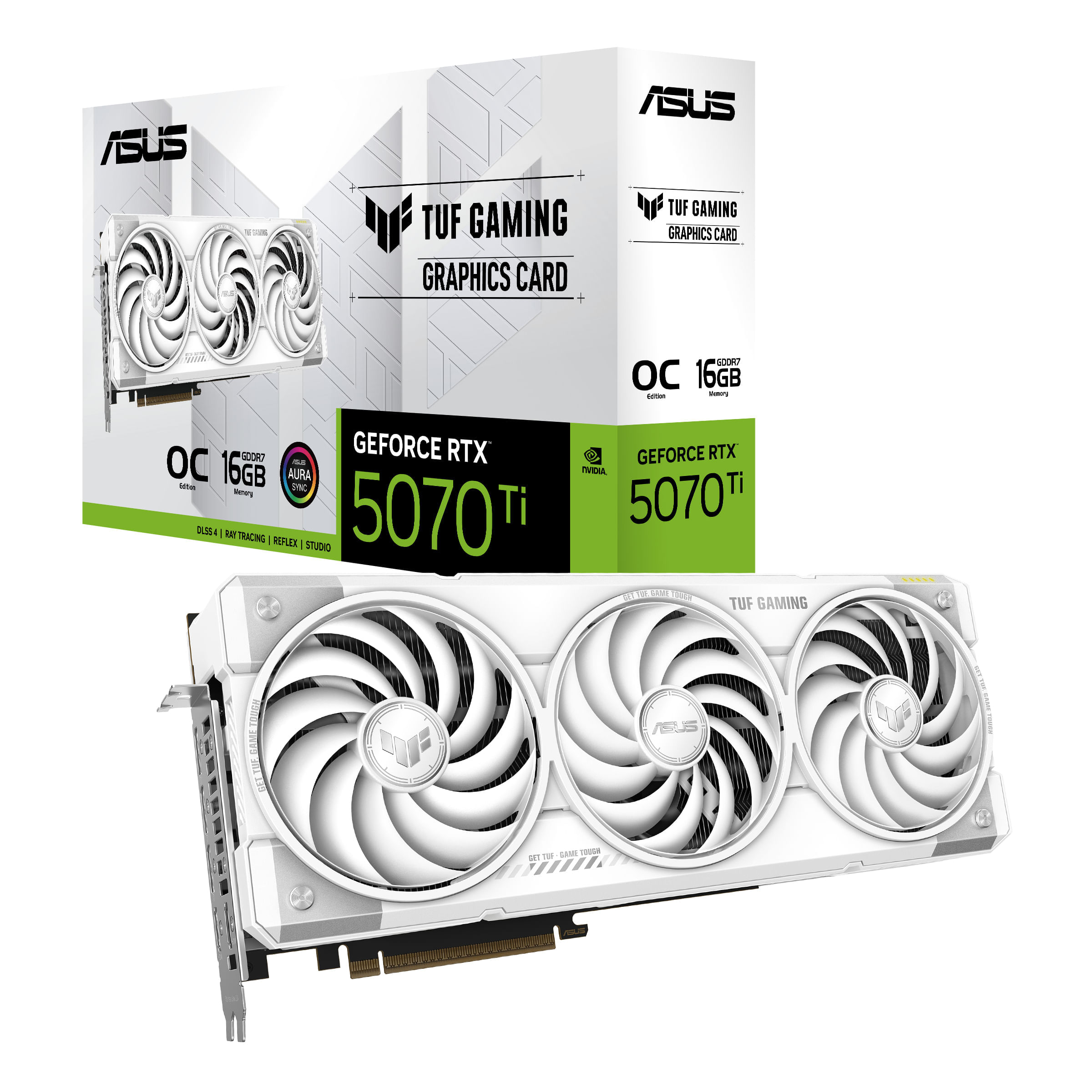 Asus TUS GeForce RTX 5070 Ti White OC 16GB GDDR7 DLSS4