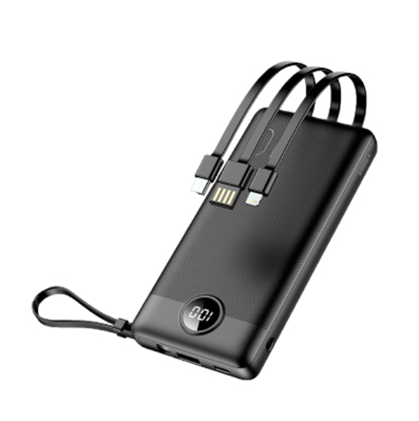 VEGER C10 VG W1116 PowerBank 10000mAh with cables bulit in