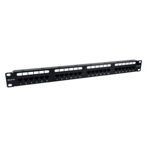 Caja-PHASAK--Patch-panel-19--24P-PHASAK-Cat.6-UTP-RJ45-DUAL-1U---Organizador---PU-2424--Negro