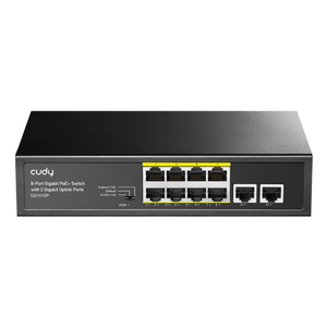 Cudy-GS1010P-Switch-Gigabit-PoE--de-8-Puertos-con-2-Puertos-de-Enlace-Ascendente-Gigabit