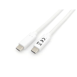 USB-C--3.2-Gen-1--Type-C-to-C-Cable--2m--M-M--60W-PD--5Gbps--White