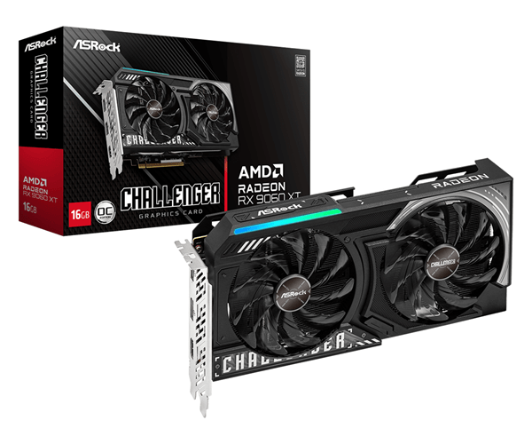 Tarjeta Gráfica ASRock Radeon RX 9060 XT 16GB Steel Legend Dark