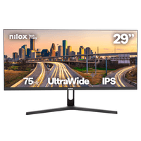Miniatura 1 de NILOX Monitor 29”, FHD, IPS UltraWide, 4ms, 75 Hz, HDMI y DP   29" LED IPS 2K HDMI Altavoces