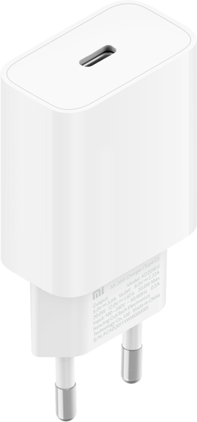 CARGADOR XIAOMI MI FAST CHARGER C 20W RAPIDO TIPO C