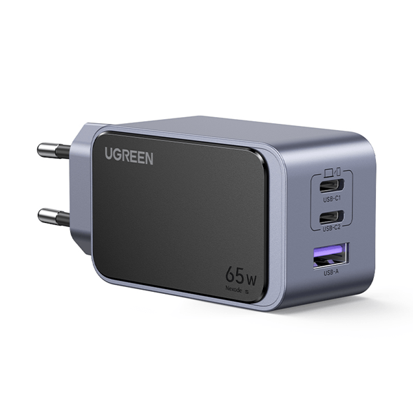 Ugreen nexode s usb-a+2 usb-c 65w gan tech fast charger