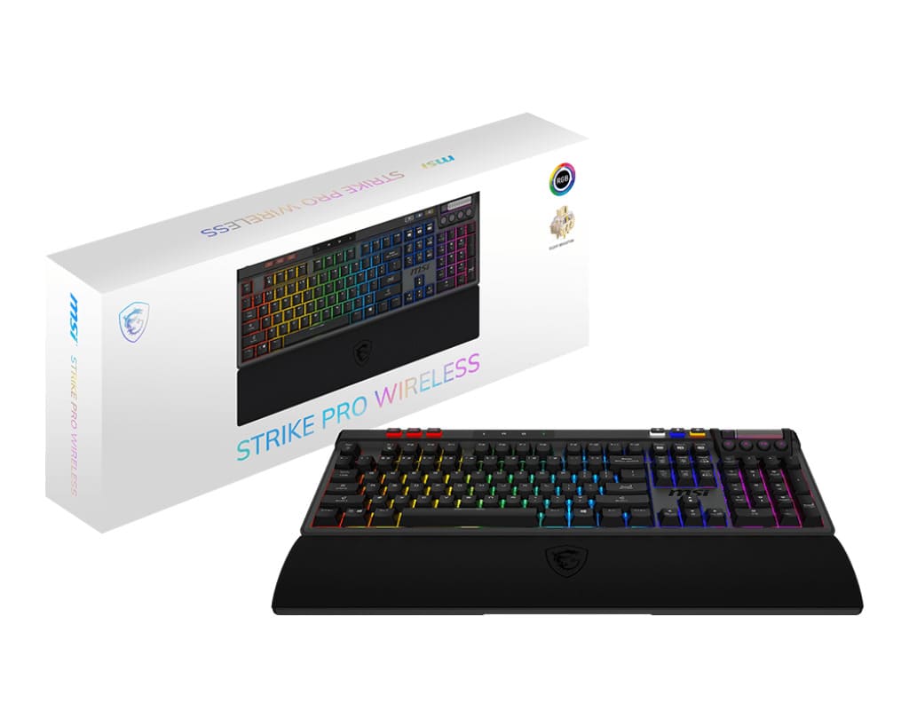 Teclado Gaming MSI Strike Pro Wireless Silent ES