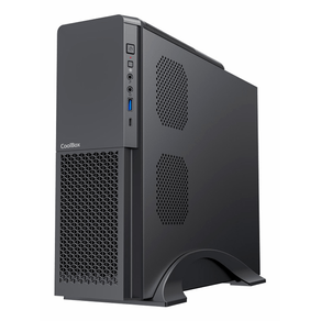 Caja COOLBOX  CAJA MATX SLIM T313 USB-C 3.2 GEN1 FTE.300SBZ 300W 80+ BRONZE  Negro