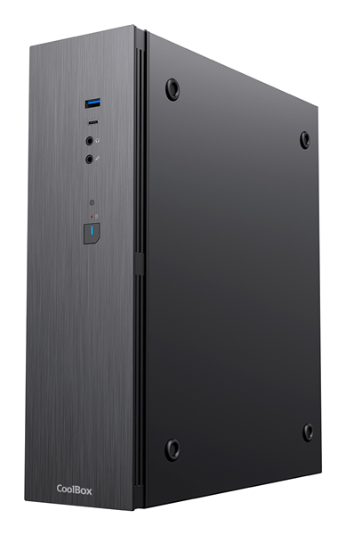 COOLBOX CAJA MATX SLIM T370 USB-C 3.2 GEN1 FTE.300TBZ 300W 80+BRONZE Negro Incluye Fuente
