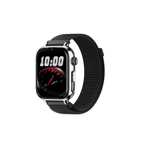 SaveFamily SaveWatch Plus 2 Reloj Inteligente para ni  os 4G Esfera Plata correa Tela Negra