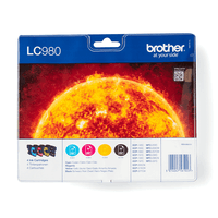 Miniatura 1 de CARTUCHO BROTHER MULTIPACK LC980
