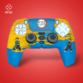 CARCASA-MANDO-PS5-DEMON-SLAYER-GRIPS---STICKER-TOUCHPAD-FR-T-EC