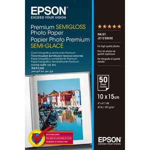 Epson-Papel-Fotografico-Semibrillo--Premium-SemiGlossy-Photo--A6-50-Hojas-de-251g.