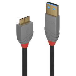 1M USB 3.0 TYPE A TO  MICRO-B CABLE  ANTHRA LINE