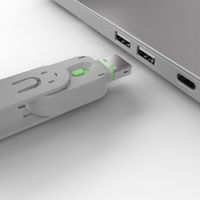 Miniatura 4 de USB PORT LOCKS 4XGREEN+KEY