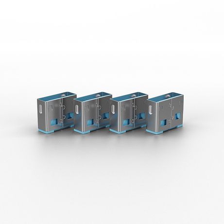 USB PORT LOCKS 4X BLUE+KEY - Imagen 3 de 6 USB PORT LOCKS 4X BLUE+KEY - Imagen 3 de 6