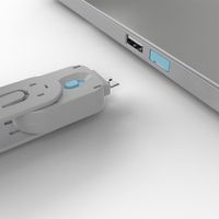 Miniatura 5 de USB PORT LOCKS 4X BLUE+KEY