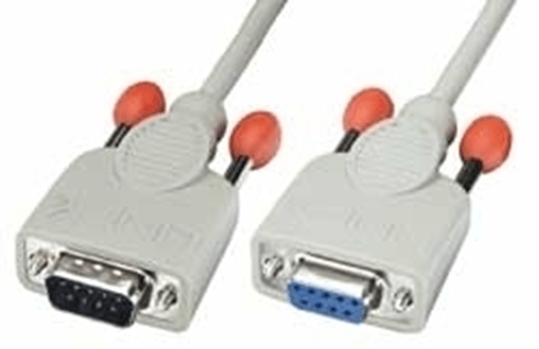 RS232 CABLE 9P-SUBD M/F 20M