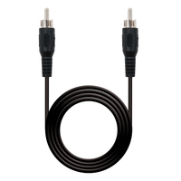 Miniatura 1 de NANOCABLE CABLE AUDIO, RCA/M-RCA/M, 5.0 M (10.24.0405)