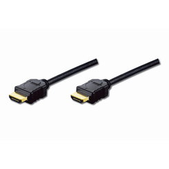 HDMI Standard connection cable  type A M/M  3.0m  w/Ethernet  Full HD  gold  bl