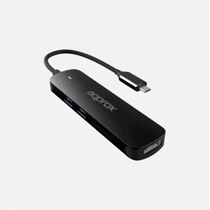 DOCKING USB-C APPROX APPC45 A 2XUSB 3.0 5Gbps 1XHDMI 4K/30Hz LECTOR DE TARJETAS SD/MICRO SD