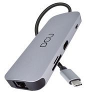 Miniatura 5 de DCU Advance Tecnologic 391166 hub de interfaz USB Tipo C 1000 Mbit s Gris