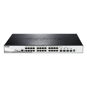 D-Link DGS-1510-28XMP/E Switch L2 24xGB PoE 4x10Gb