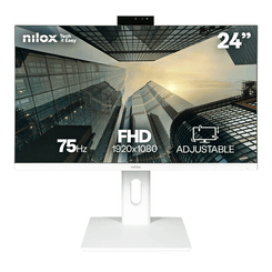 NILOX NXM24REGWEB01W   23.8" LED IPS Full HD HDMI VGA Altavoces