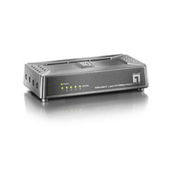 SWITCH LEVEL ONE NO GESTION 5 PUERTOS 10/100 MINI NO RACK BASE MAGNETICA