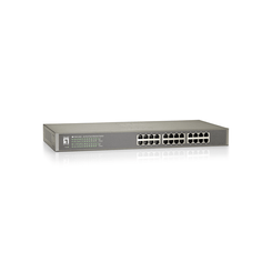 SWITCH LEVEL ONE NO GESTION 24 PUERTOS 10/100 RACK 19"