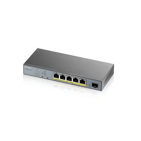 ZYXEL--GS1350-6HP-6-PORT-MANAGED-CCTV-POE-SWITCH-LONG-RANG