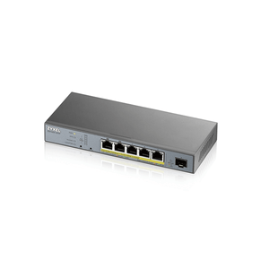 ZYXEL--GS1350-6HP-6-PORT-MANAGED-CCTV-POE-SWITCH-LONG-RANG