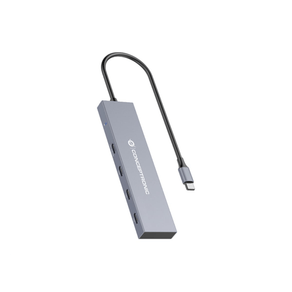HUB-USB-3.2-CONCEPTRONIC-HUBBIES14G-4-PUERTOS-USB-C-10Gbps-100W-PD-CARCASA-DE-ALUMINIO