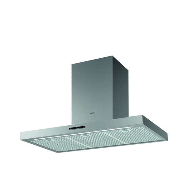 CAMPANA CHIMENEA CATA LEGEND 9010 X ANCHO 90 CM INOX