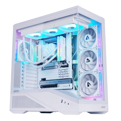 CAJA ATX SEMITORRE ABYSM ARIAN FRAME A400 WHITE 1x3.5" 1x2.5" USB-C GPU MAX 420mm