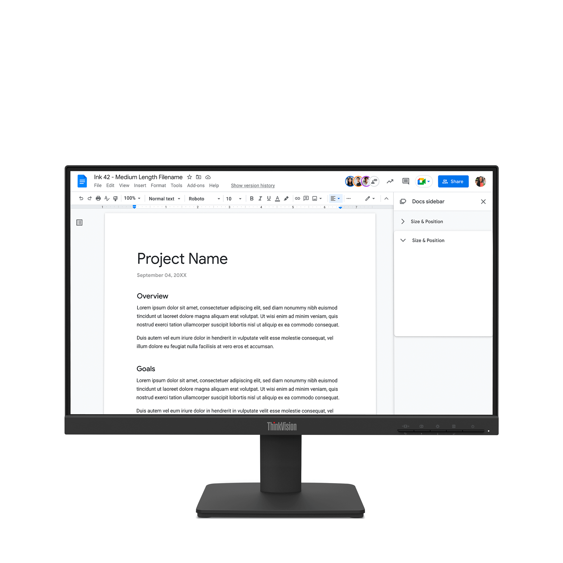LENOVO ThinkVision S22-4e ThinkVision 21.5" LED IPS Full HD HDMI VGA