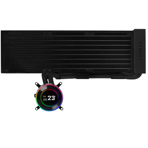 Lian Li GA II Hydroshift II LCD C 360N Carcasa del ordenador Sistema de refrigeraci n l quida todo en uno Negro