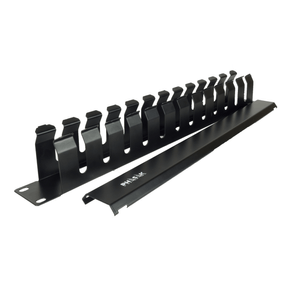Caja-PHASAK--Guiacables-con-tapa-PHASAK-para-Rack-de-19--1U---PA-5095--Negro