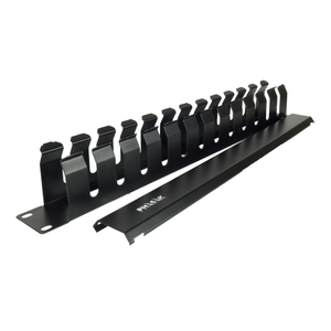 Caja-PHASAK--Guiacables-con-tapa-PHASAK-para-Rack-de-19--1U---PA-5095--Negro